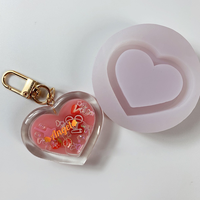 Khuôn Silicone Làm Mặt Trang Sức Hình Trái Tim/Bướm