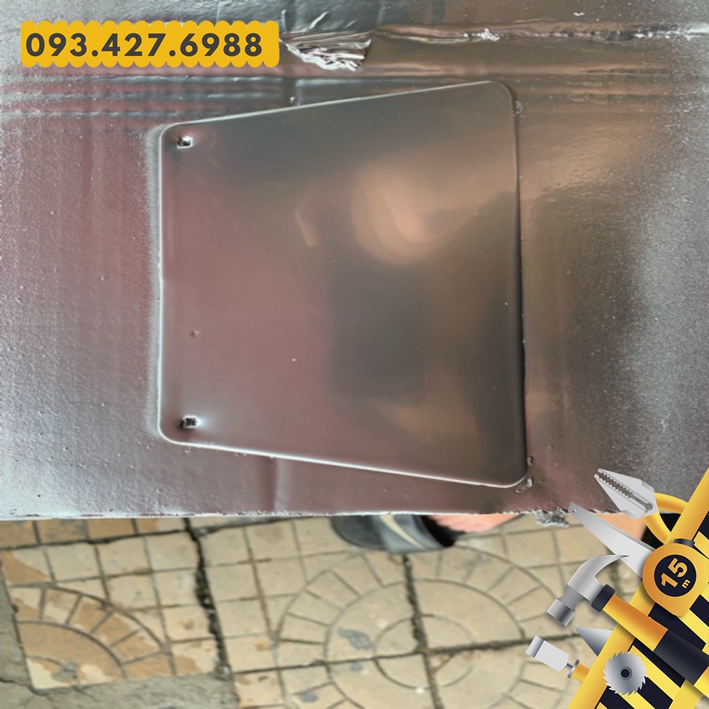 Sơn Xịt Nạ Inox Chrome Bosny ⚜️  Inox Mờ Nhám ⚜️ Hàng Chính Hãng