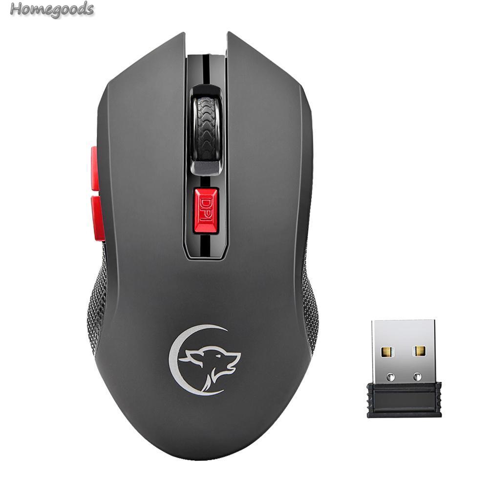 Chuột Quang Không Dây 2.4g 2400dpi 6 Nút Bấm