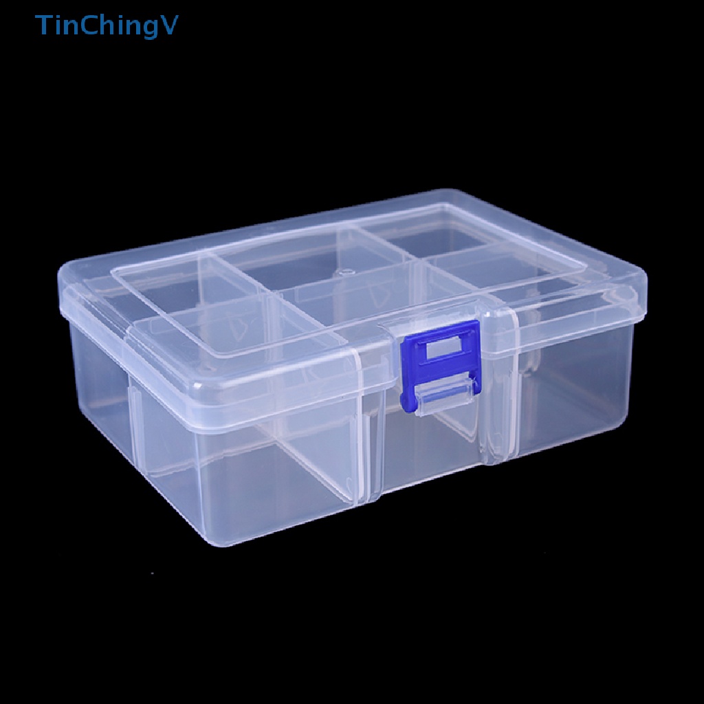 1 Hộp Thiếc Đựng Mồi Câu Cá 6 Ngăn