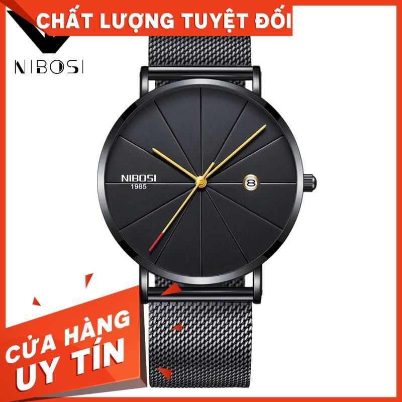 ĐÒNG HỒ THỜI TRANG NAM NIBOSI DÂY LƯỚI