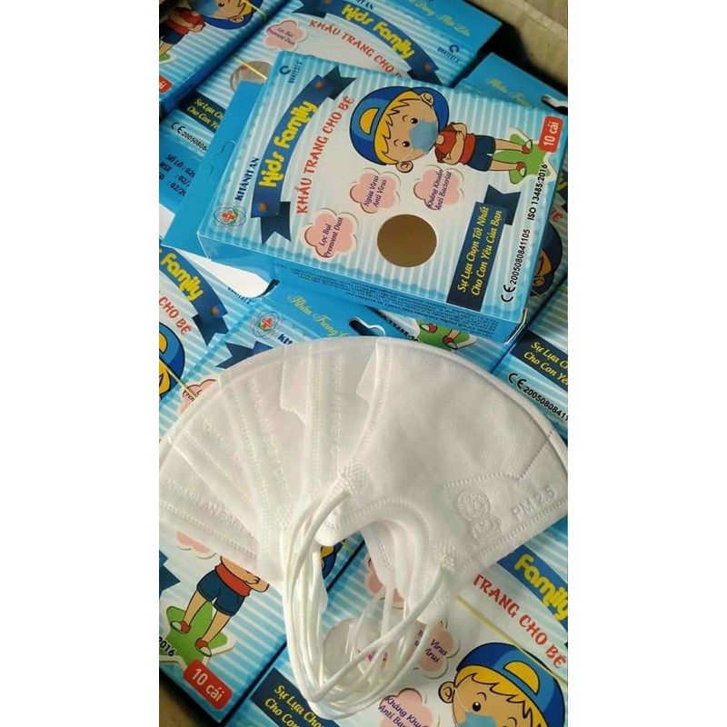 Khẩu Trang Trẻ Em Bé💓Khẩu Trang 3D Mask Kids 💓 Hộp 10 cái.