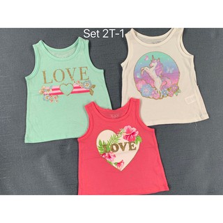 [ÁO BA LỖ BÉ GÁI] 100% cotton hãng Place