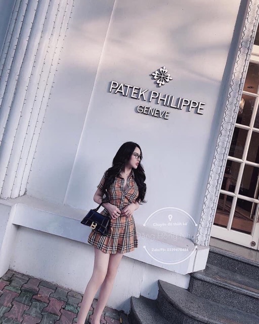 Sét sơmi váy caro - freesize dưới 55kg - carotshop | BigBuy360 - bigbuy360.vn