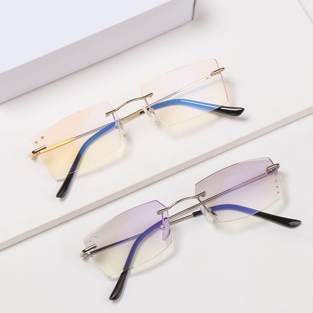 WATTLE Kính Đọc Sách Gọng Kim Loại Chống Tia UV / Ánh Sáng Xanh