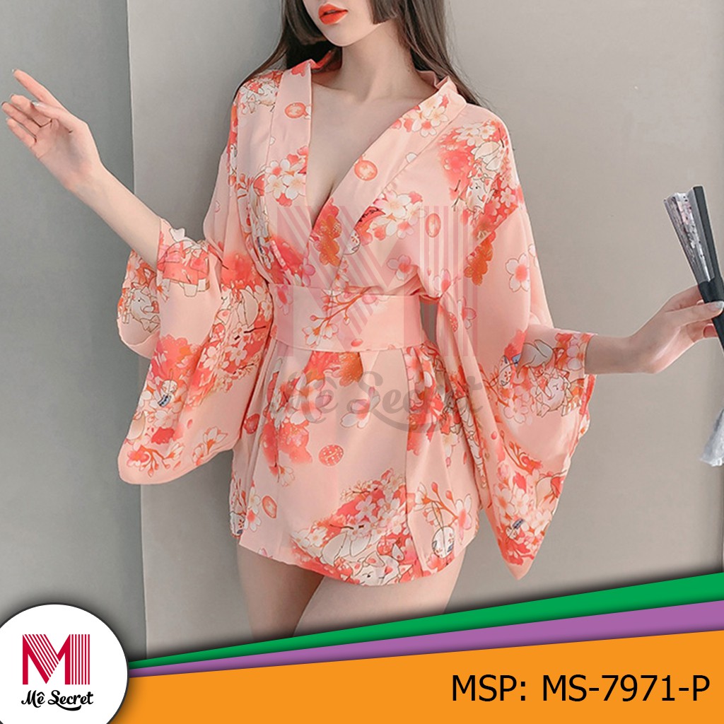 Cosplay - Nàng Sakura Quyến Rũ - Đồ Ngủ Hóa Trang Nàng Sakura Sexy, Quyến Rũ, Gợi Cảm, Khiêu Gợi - MS-7971-P