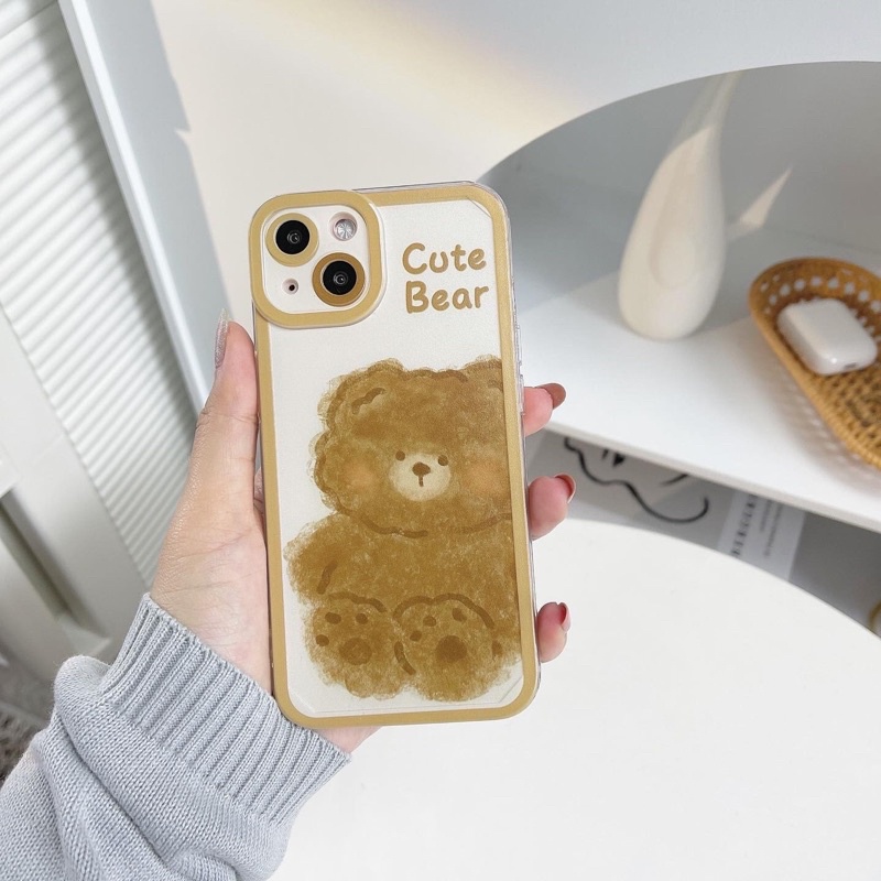Ốp lưng iphone Cute Bear 7plus/8plus/x/xs/xs max/11/11promax/12pro/12promax