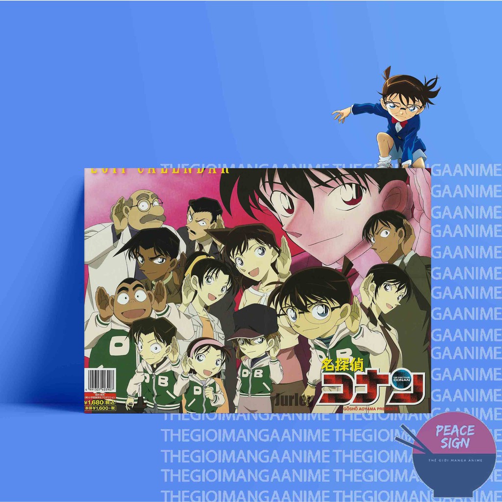 Tấm Postcard giấy 260gsm cao cấp CONAN THÁM TỬ LỪNG DANH A5 anime chibi ảnh đẹp nhiều mẫu