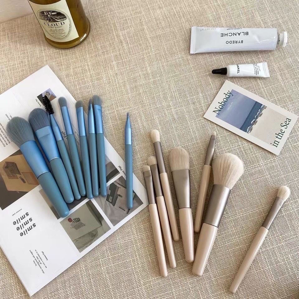 Cọ trang điểm set 8 món mini dễ thương