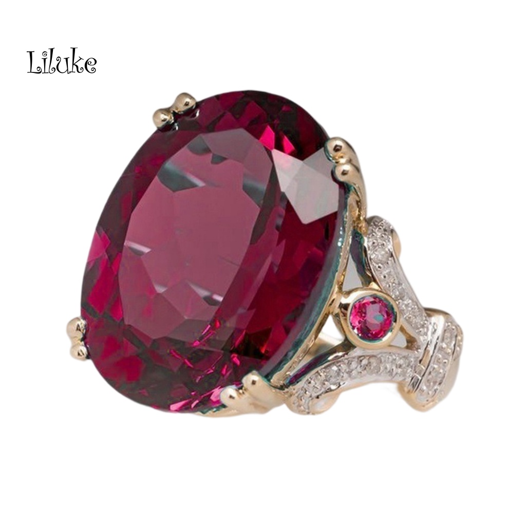 Nhẫn Mạ Vàng Trang Trí Đá Zirconia Thời Trang Cho Nữ