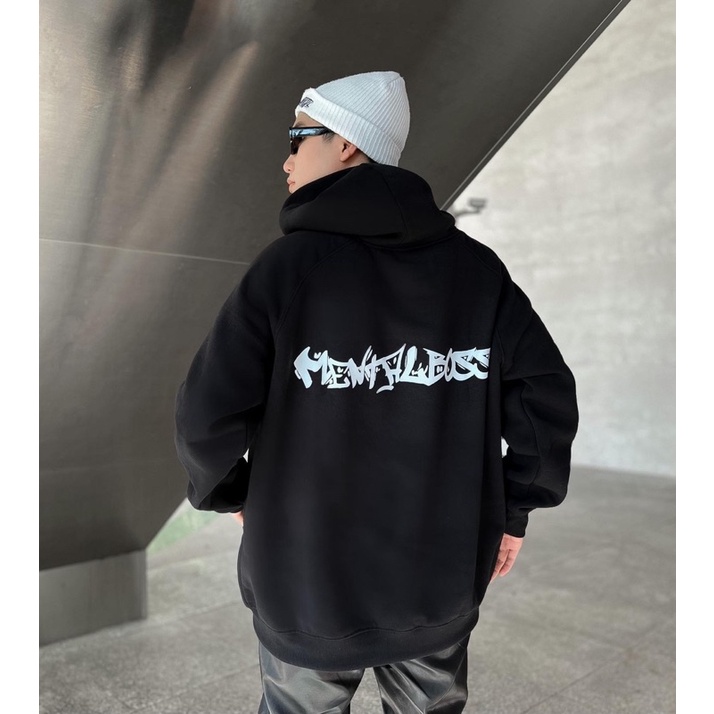 [CHÍNH HÃNG MENTALBOSS] Áo khoác hoodie unisex Graffiti Mentalboss Private Club nam nữ