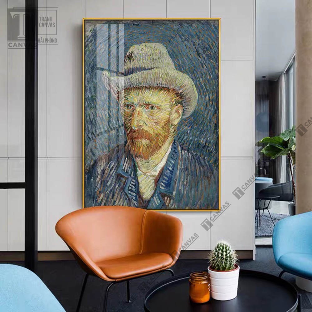 Tranh Canvas tràn viền (KHÔNG KHUNG VIỀN) treo tường hiện đại nghệ thuật, tranh sơn dầu những bức họa nổi tiếng CD01-11