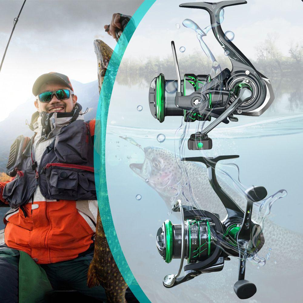 MUVAKO Máy Câu Cá Kim Loại LX1500 Chất Lượng Cao Tiện Lợi Dễ Sử Dụng