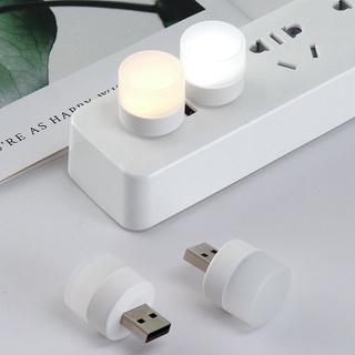 Đèn Ngủ Mini Hình Tròn Bóng LED - Cổng USB