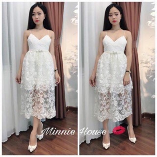 ĐẦM REN TẦNG THIẾT KẾ SANG CHẢNH