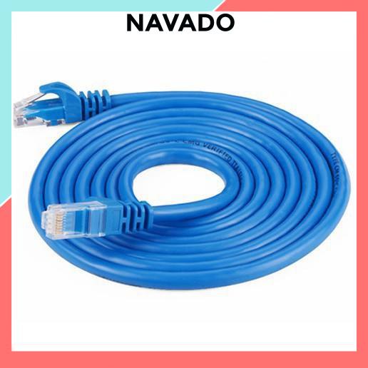 Cáp Mạng Dây mạng LAN  5M 10M và 15M 20M chuẩn RJ45 bấm sẵn 2 đầu kết nối internet, máy tính trong nhà ngoài trời DALAMO