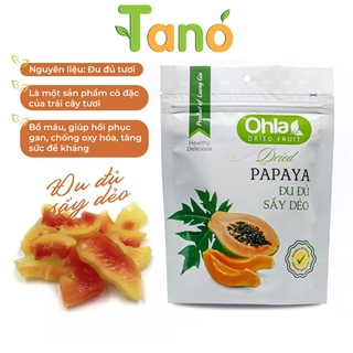 Đu đủ sấy dẻo ohla - gói 100 gram