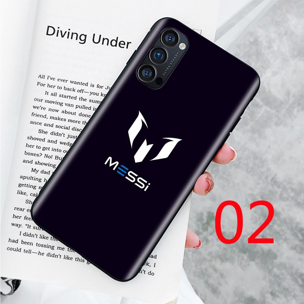 Ốp Điện Thoại Dẻo Viền Đen Họa Tiết Hoạt Hình Lionel Messi Cho Xiaomi Mi Redmi Note 10 10S Max Pro Lite WI-74