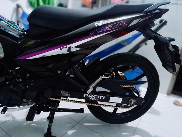 Tem Exciter 150 Movistar Tím Bạc