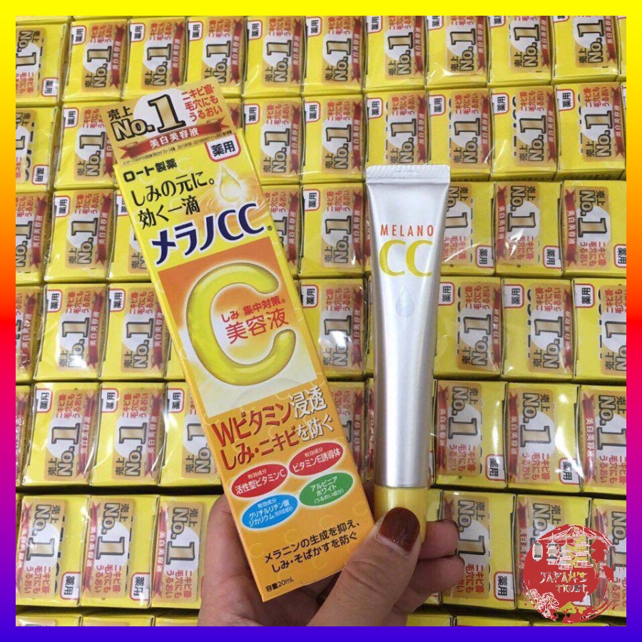 [Hàng Nhật] Tinh chất Serum Melano CC 20ml dưỡng sáng da, giảm thâm nám - Serum Vitamin (Japan)