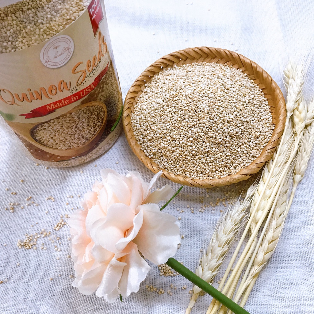 500G Hạt Diêm Mạch Quinoa Hp Healthy Hạt Dinh Dưỡng Hữu Cơ Organic Nhập Khẩu Mỹ Loại Trắng Hữu Cơ