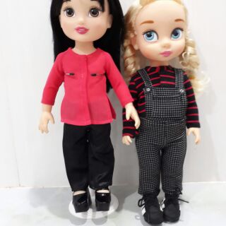 Bộ yếm và áo dài vàng cho Ani