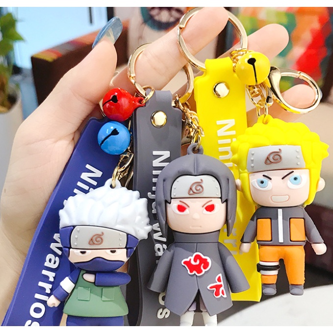 Móc khóa đáng yêu các hình Naruto, Bearbrick, Doraemon - Độc ngầu chất vô cùng