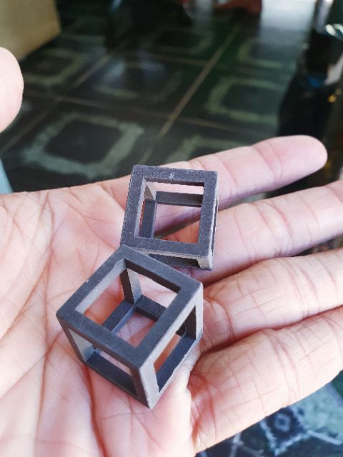 5 KHỐI VUÔNG GỐM TRANG TRÍ HỒ CÁ CHO TÉP TÔM CẢNH CHUI VÀO