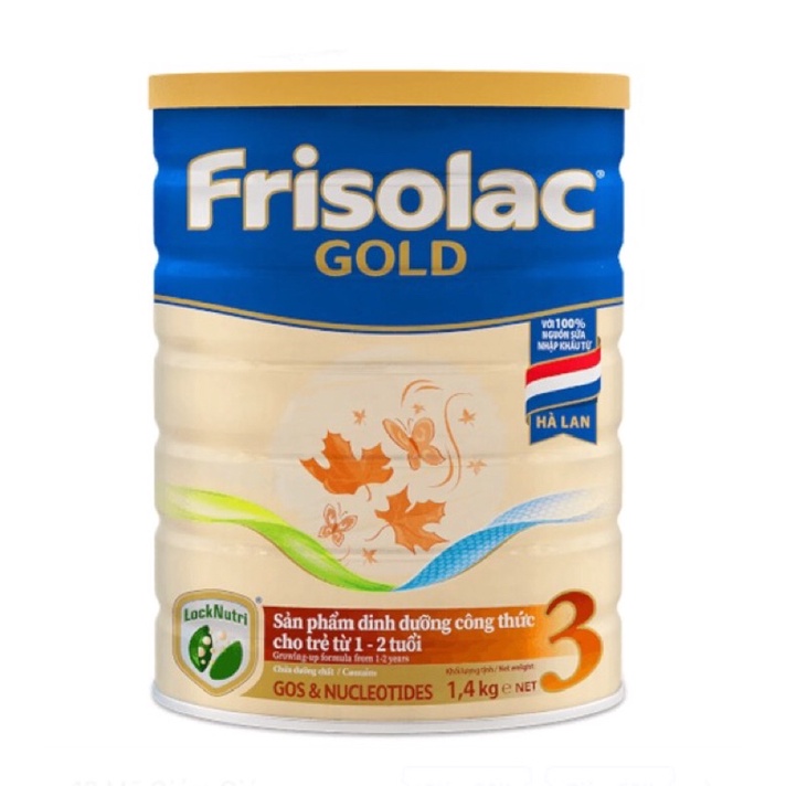Sựa bột frisolac Gold số 3 hộp 1,4 /2 Kg [ HSD 2023. Móp]