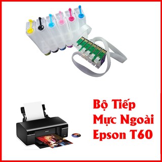 Bộ tiếp mực ngoài epson T60/1390 đã có chip