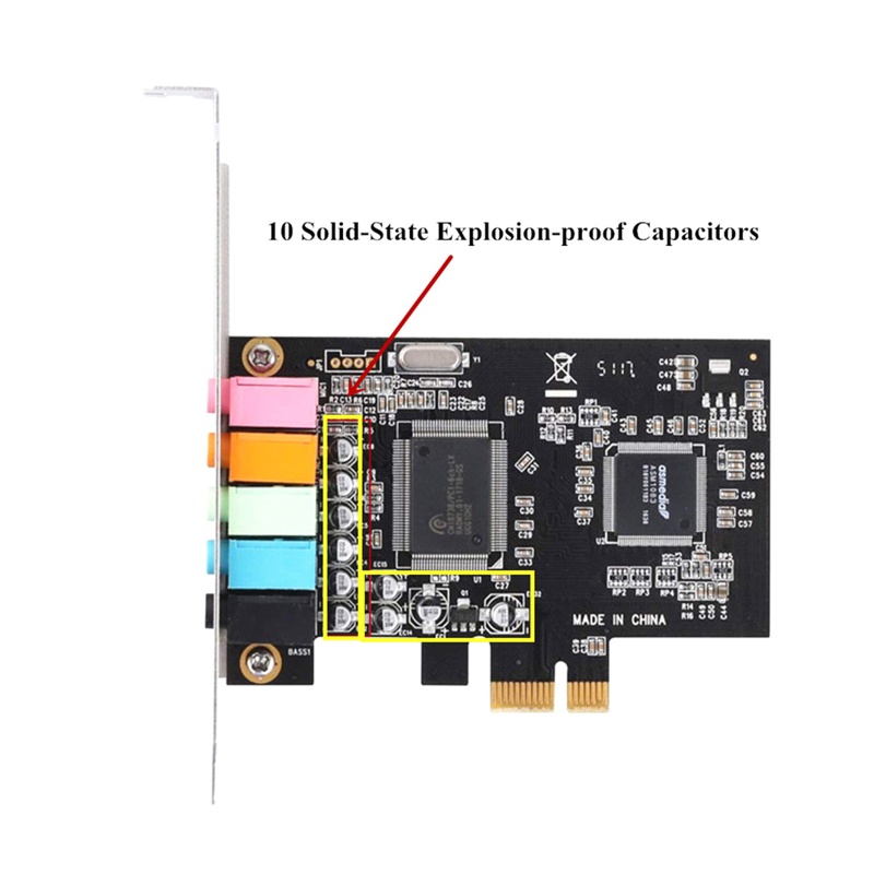 Thẻ Âm Thanh 5.1 Cho Windows 7 for w / Low Profile 3D CMI8738 Ch