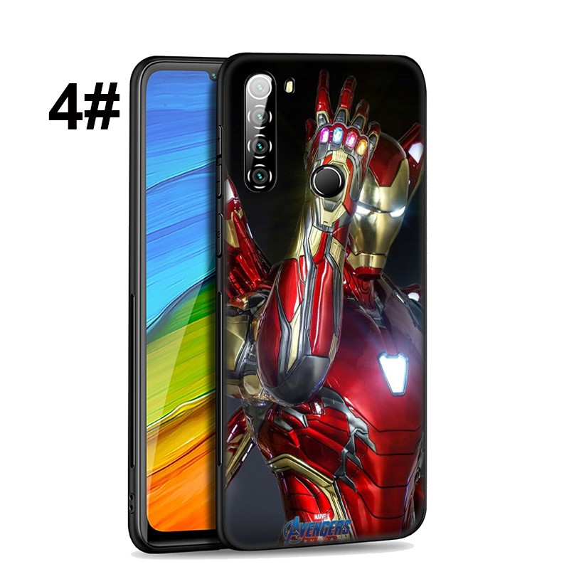 Ốp điện thoại mềm hình Iron Man Marvel cho Xiaomi Redmi 4A 4X 5 5A 6 6A Pro 7 7A Plus Pro SH135