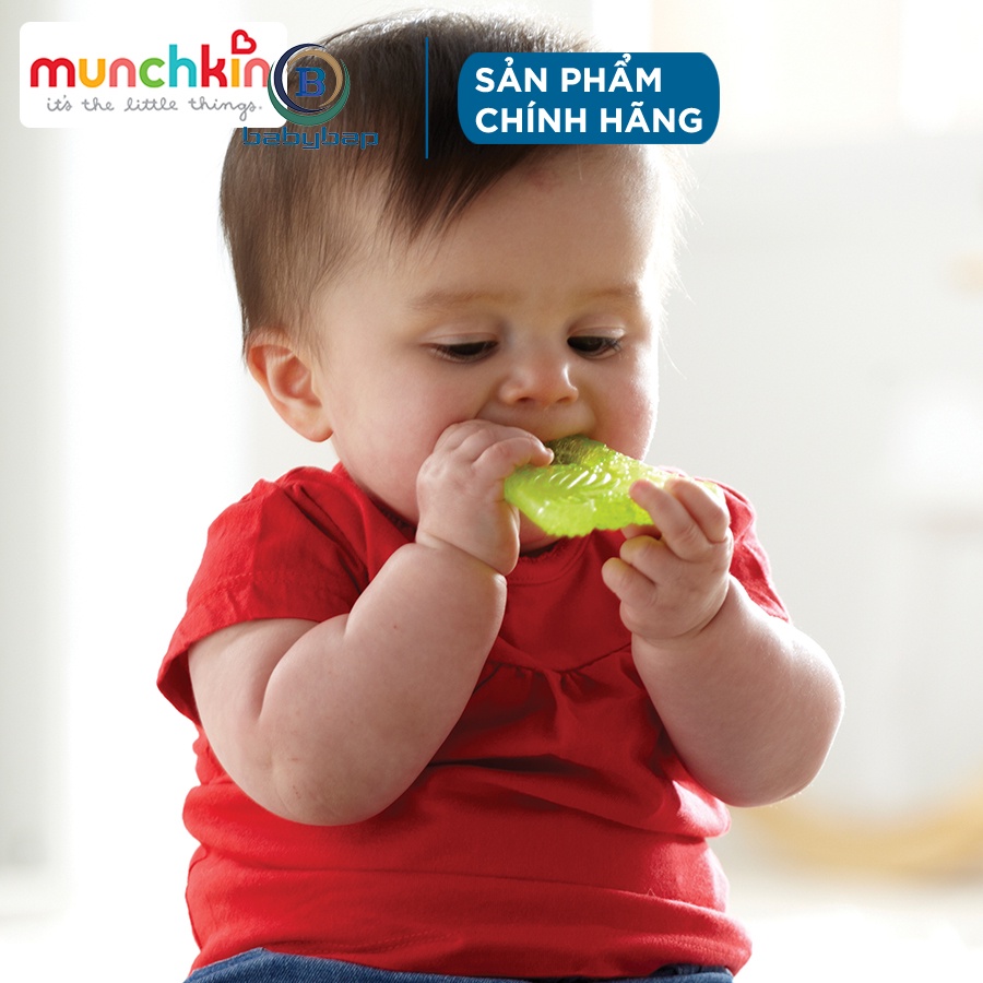Gặm Nướu Gel Hình Bàn Chân/Bàn Tay Munchkin Dành Cho Bé Từ Sơ Sinh Trở Lên