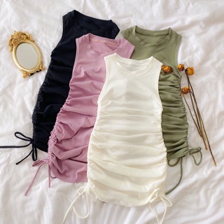 Đầm gân rút hông sexy