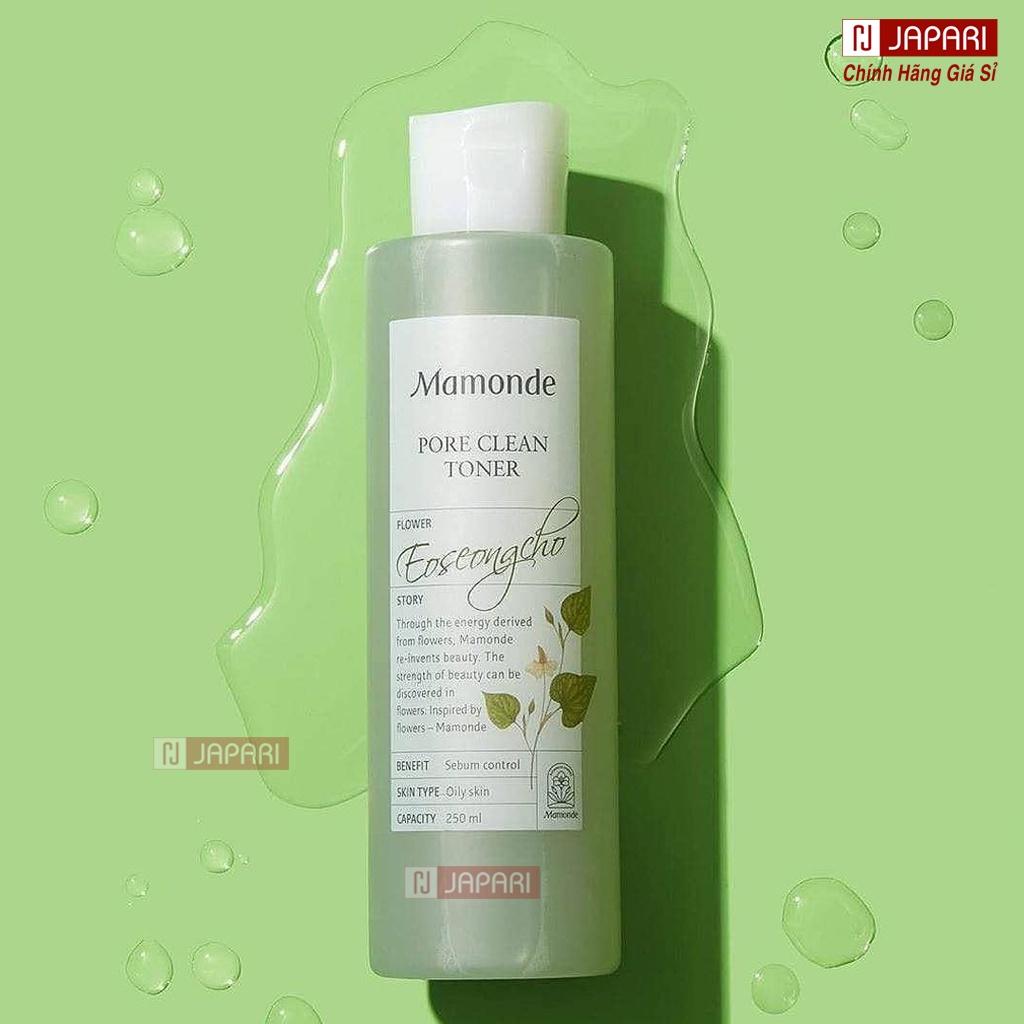 Toner Mamonde Nước Hoa Hồng Diếp Cá, Hoa Cúc, Rau Má- Toner Cấp Ẩm Cho Da Dầu Mụn Da Khô Da Nhạy Cảm Hỗn Hợp JAPARI | BigBuy360 - bigbuy360.vn