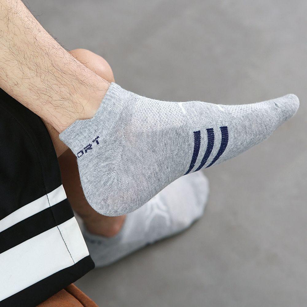 Vớ Thuyền Cotton Mỏng Tàng Hình Họa Tiết Kẻ Sọc Màu Sắc Thời Trang Mùa Hè Kháng Khuẩn