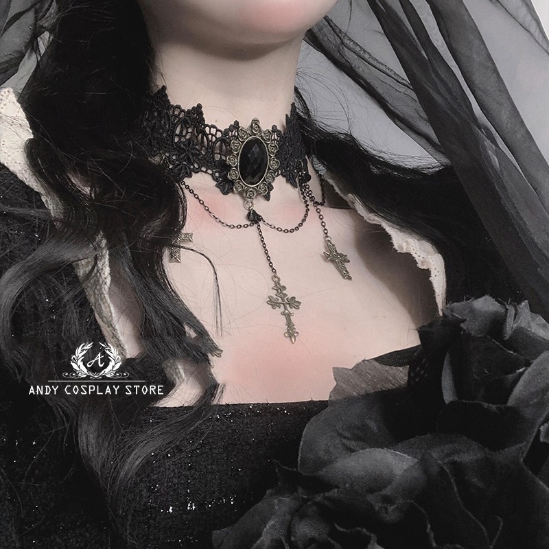 [CÓ SẴN] Vòng cổ choker ren thánh giá