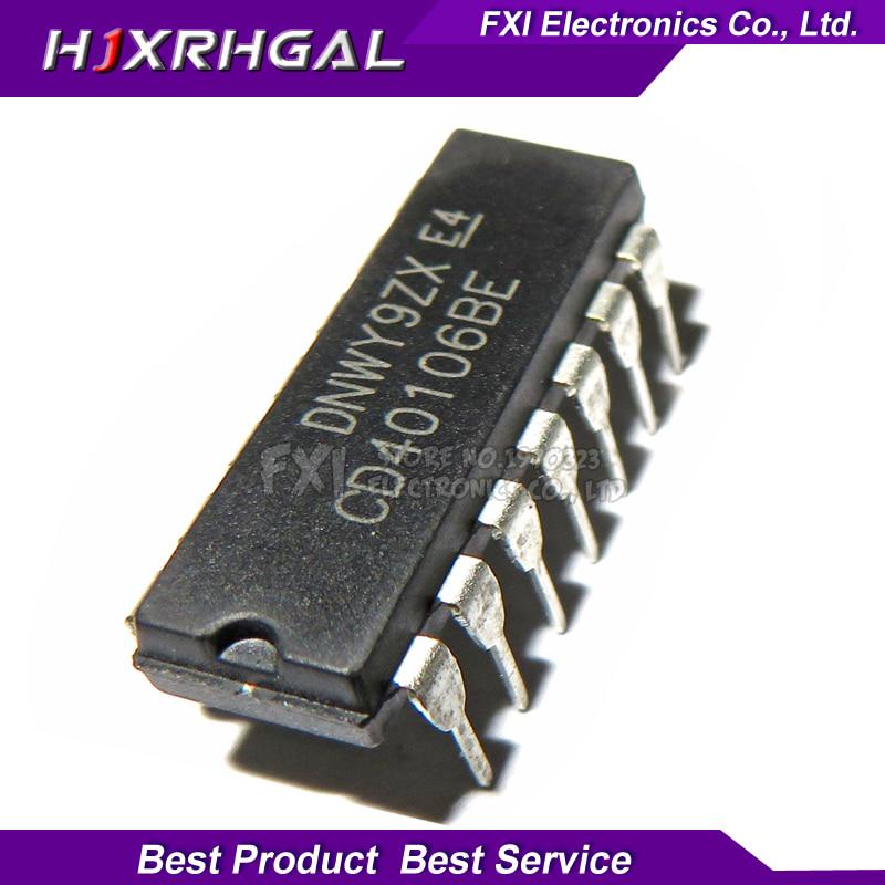 Bộ 10 Linh Kiện Điện Tử CD40106BE CD40106 DIP14 DIP