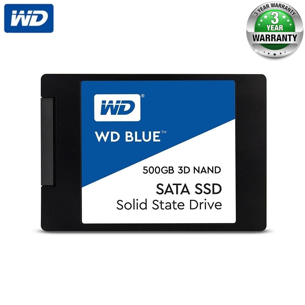 Ổ Cứng Kỹ Thuật Số WD 500GB / 1TB PC SSD 3D NAND SATA3 6GB / s 2.5 Inch Cho PC Laptop (WDS500G2B0A)