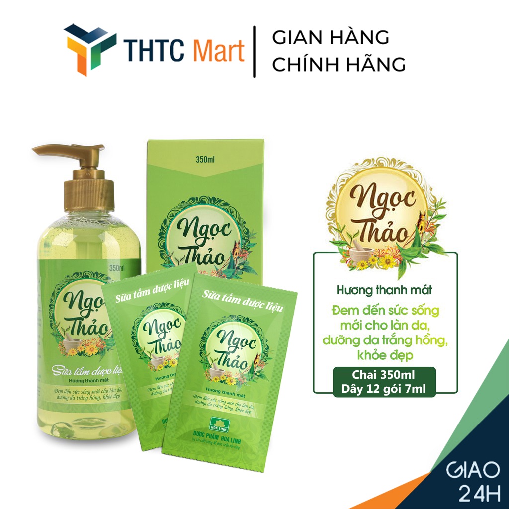 Sữa tắm Dược liệu Ngọc Thảo hương thanh mát