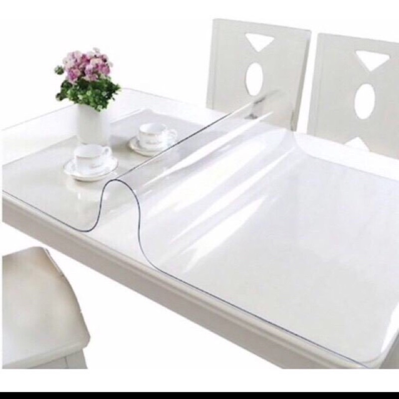 Tấm nhựa dẻo PVC trong suốt chải bàn chất lượng cao dầy 0,5mm