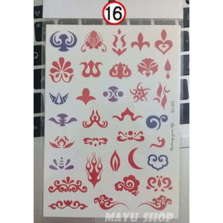 Tattoo dán Hình xăm Dán Cổ trang Phi tần