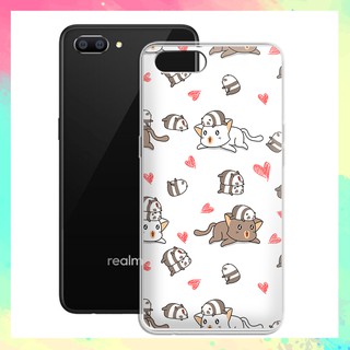 [FREESHIP ĐƠN 50K] Ốp lưng Realme C1 in hình gấu trúc chibi cute - 01184 Silicone Dẻo