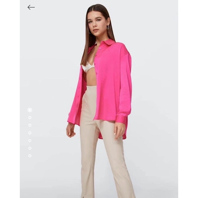 Áo sơ mi lụa Stradivarious