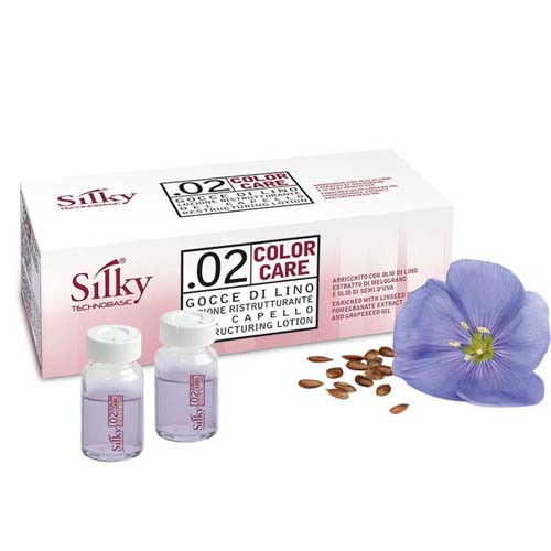 Tinh dầu phục hồi tóc hư tổn Silky Gocce Di Lino 10*10ml