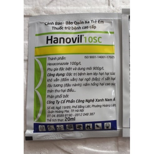 Hanovil 10SC - Thuốc trừ bệnh cho cây trồng