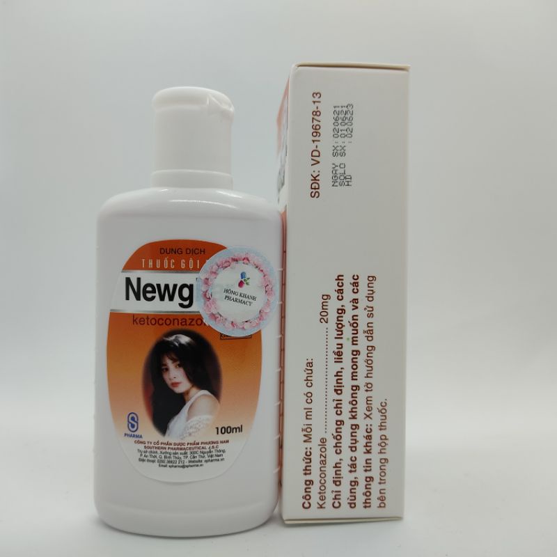 Dầu gội đầu giảm gàu newgifar hiệu quả 100ml