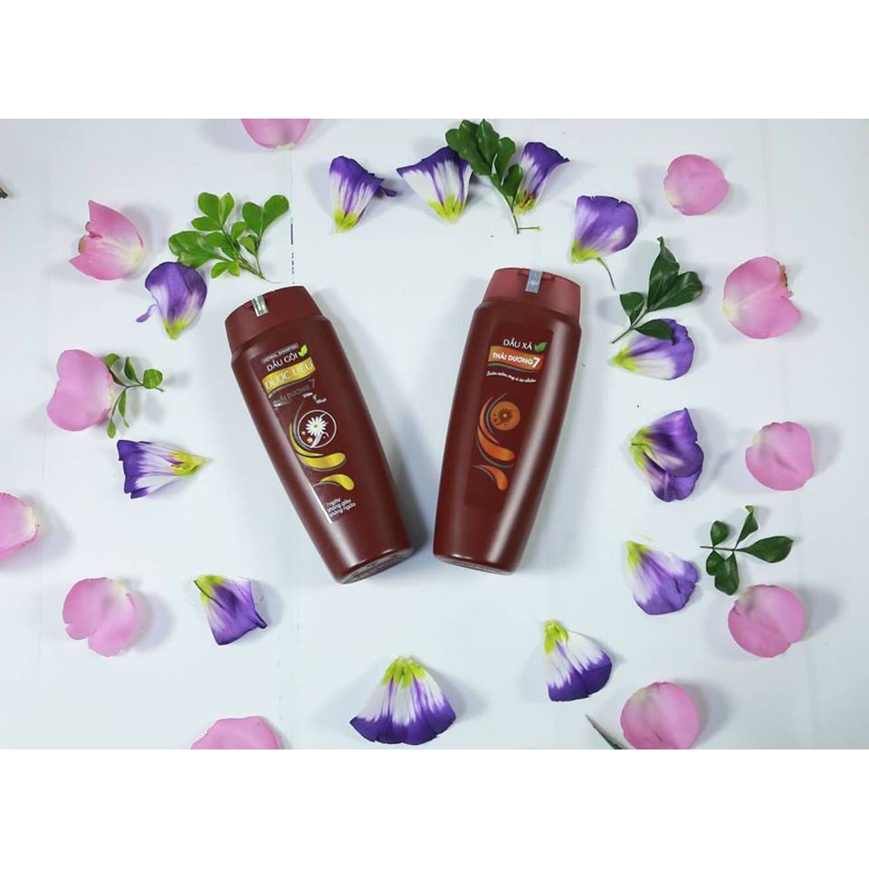 Combo Dầu Gội_Dầu Xả Thái Dương 7(Chai 200ml)