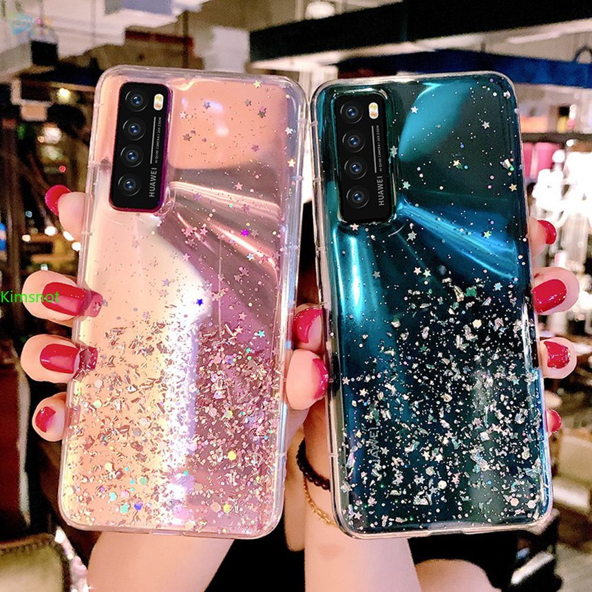 Glitter Starry Sky Series Case OPPO A52 A92 A92s A31 2020 A9 A5 2020 F15 Reno 3 A1K F11 Pro A5s A3s Jelly Meteor Transparent Soft case