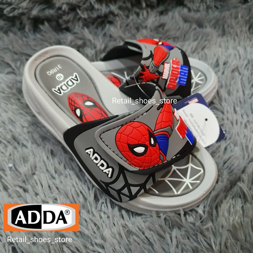 Dép Trẻ Em Siêu Nhân Nhện ADDA 3D 31R9Q Spider man - Mẫu mới , Hàng siêu HOT